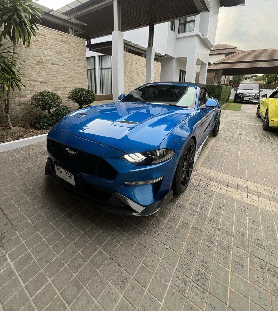 Ford Mustang кабриолет 2020, blue