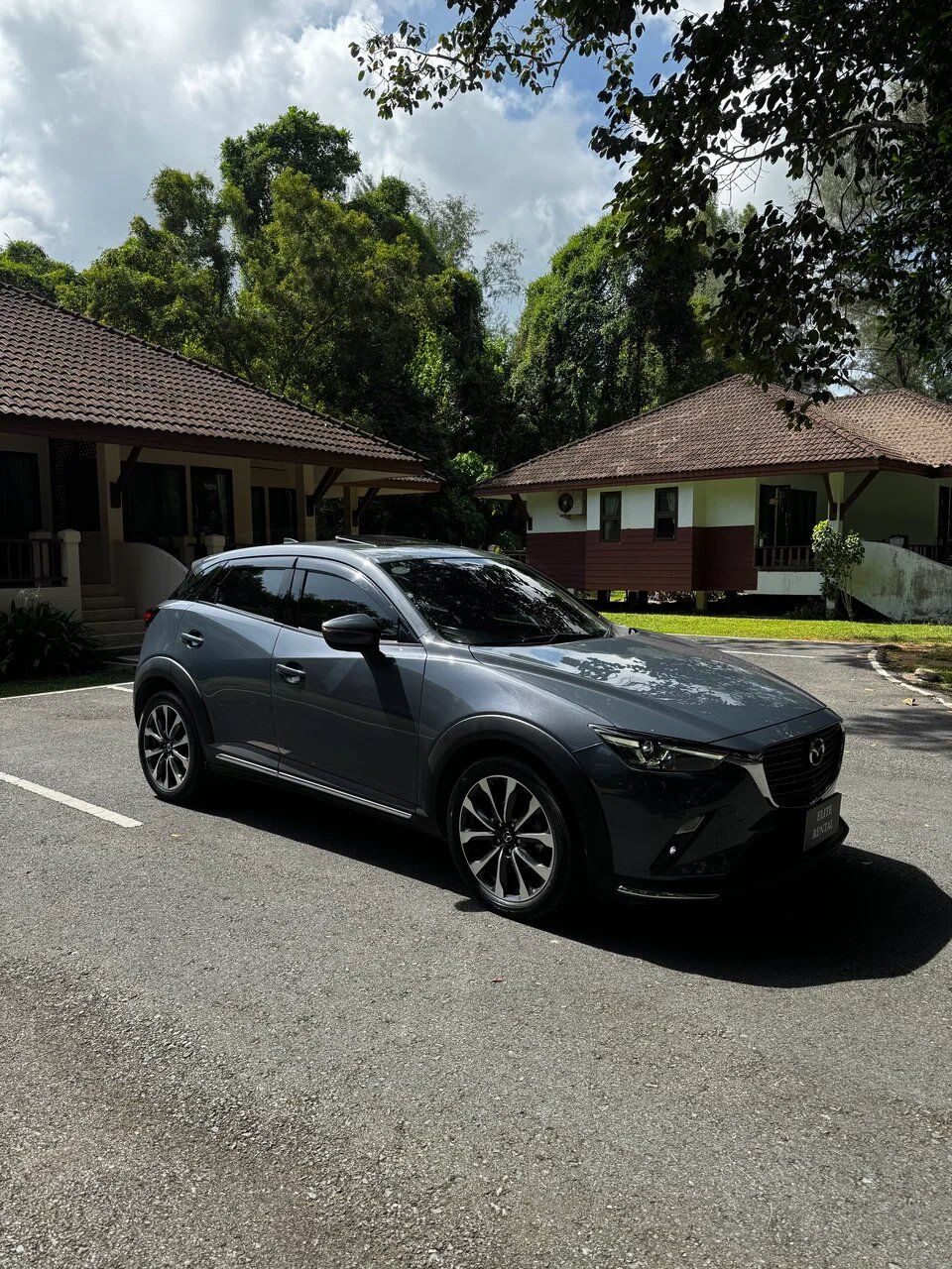 Mazda CX-3 2023, синий