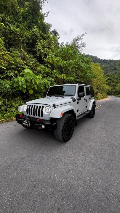 Jeep Wrangler Rubicon 2018, серый, салон красный